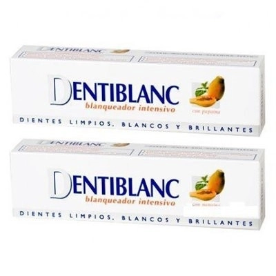 Dentiblanc blanqueador intensivo pasta dental duplo 100 ml 2 u Dentiblanc blanqueador intensivo pasta dental duplo 100 ml 2 u