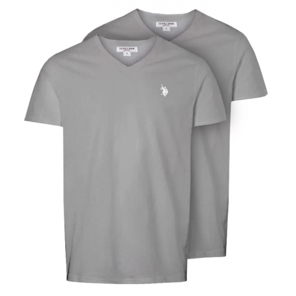 Pack 2 Camisetas Interiores Gris V Pack 2 Camisetas Interiores Gris V