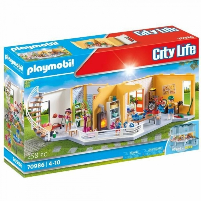 Playset Playmobil Additional floor for Modern House 70986 Playset Playmobil Additional floor for Modern House 70986