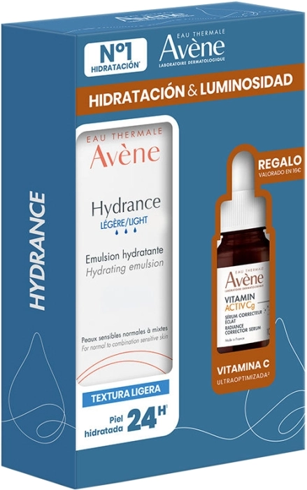 Set Hydrance Emulsión Ligera 40ml + Vitamin C Sérum 10ml