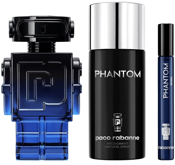 Set Phantom Intense 100ml + 10ml + Deo Spray 150ml