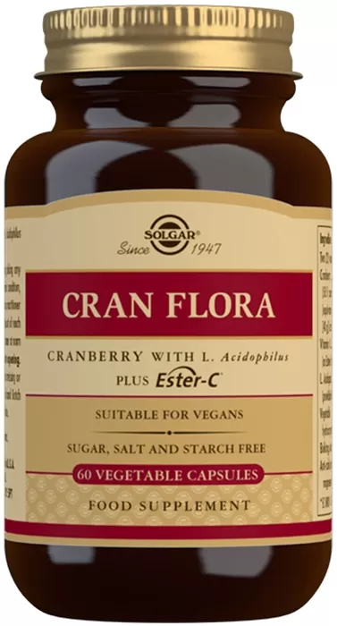 Cran Flora (Arándano Rojo con Probióticos y Ester-C®)