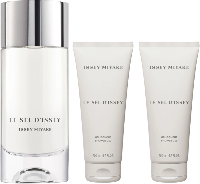 Set Le Sel d'Issey 100ml + Shower Gel 50ml x2