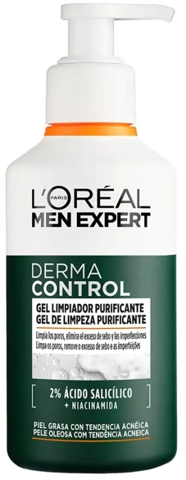 Men Expert Derma Control Gel Limpiador Purificante Men Expert Derma Control Gel Limpiador Purificante