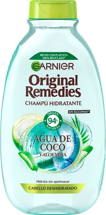 Original Remedies Champú Hidratante Agua de coco y Aloe