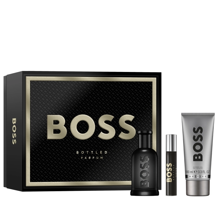 Red Perfume Set Boss Bottled Parfum 100ml Parfum 10ml Gel 100ml