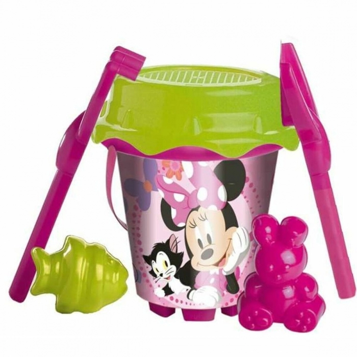 Cubo de Playa Unice Toys Minnie Mouse PVC (6 pcs)
