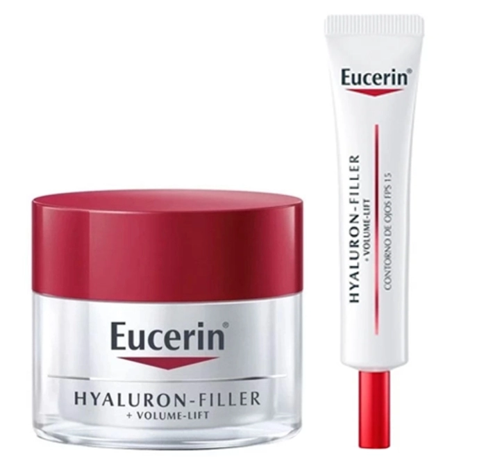 Set Hyaluron-Filler + Volume-Lift Día FPS15 50ml + Contorno de ojos 15ml Set Hyaluron-Filler + Volume-Lift Día FPS15 50ml + Contorno de ojos 15ml