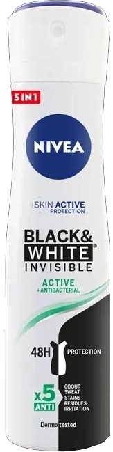 Desodorante Black & White Invisible Active Spray