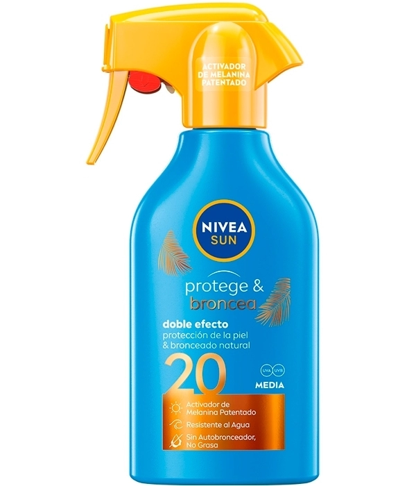 Protege & Broncea Doble Efecto Spray Solar SPF20