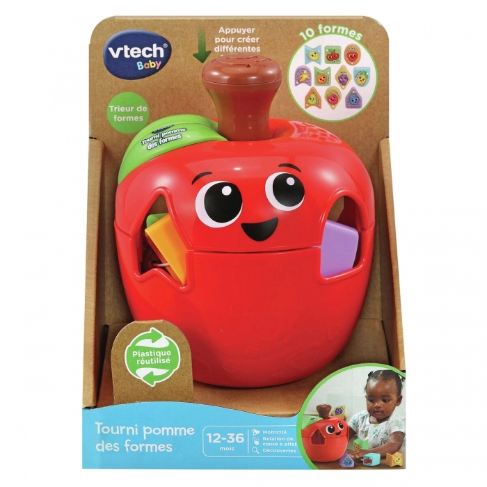 Juguete Interactivo para Bebés Vtech Baby Tourni Pomme Des Formes