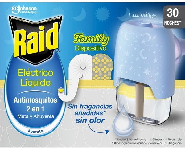 Antimosquitos Eléctrico Líquido 2en1 + 1 Recambio Antimosquitos Eléctrico Líquido 2en1 + 1 Recambio