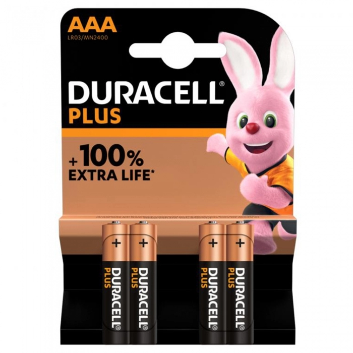 Duracell Plus Pilas Alcalinas AAA +100% Extra Life Duracell Plus Pilas Alcalinas AAA +100% Extra Life