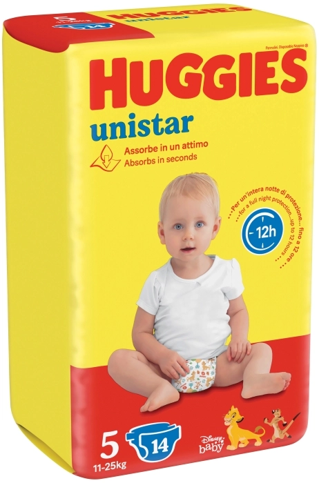 Huggies Unistar Talla 5 11-25kg Huggies Unistar Talla 5 11-25kg