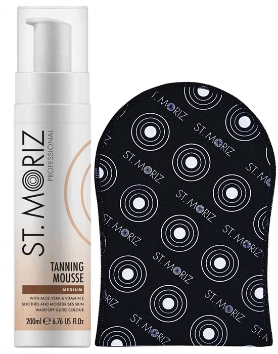 Set Tanning Mousse Medium 200ml + Guante Aplicador para Autobronceador