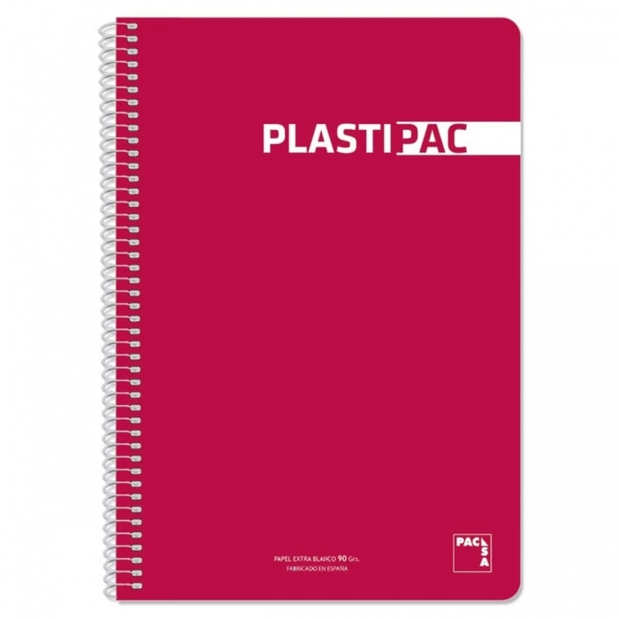 Cuaderno Pacsa Plastipac Rojo Oscuro 80 Hojas Din A4 (5 Unidades) Cuaderno Pacsa Plastipac Rojo Oscuro 80 Hojas Din A4 (5 Unidades)