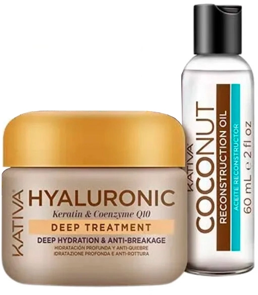 Set Hyaluronic Deep Treatment 150ml + Coconut Reconstructor Oil 60ml Set Hyaluronic Deep Treatment 150ml + Coconut Reconstructor Oil 60ml