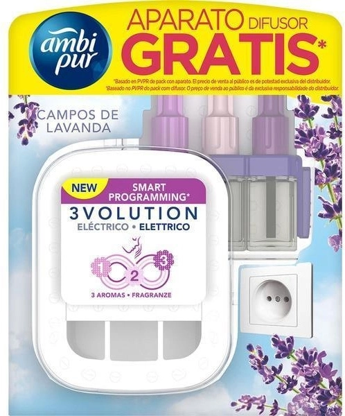 Ambipur 3Volution Campos de Lavanda Disfusor + Recarga Ambipur 3Volution Campos de Lavanda Disfusor + Recarga