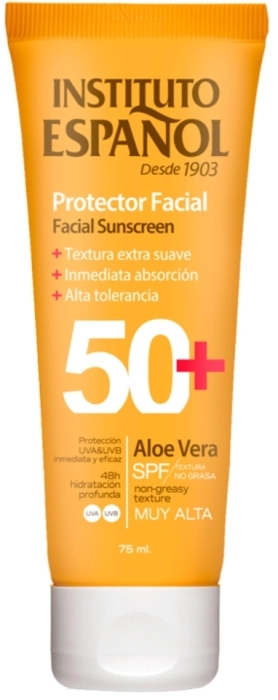Protector Facial Aloe Vera SPF50+