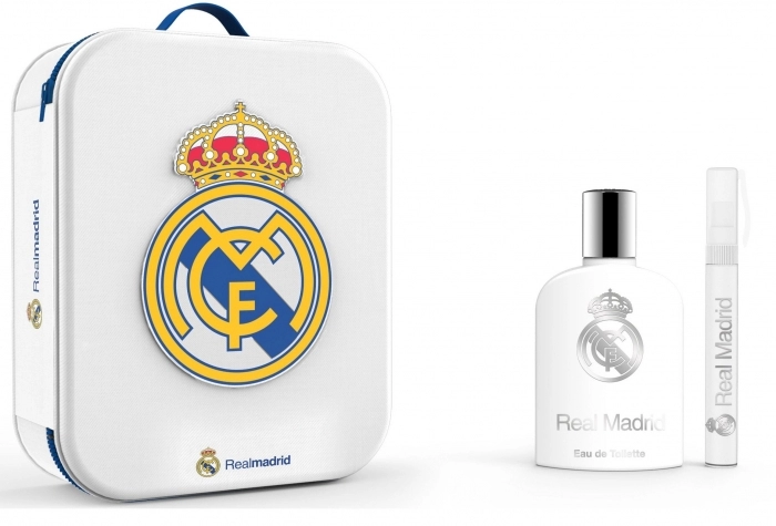 Red Perfume: Real Madrid Edt 100ml + Edt 10ml + Mochila Del Real Madrid