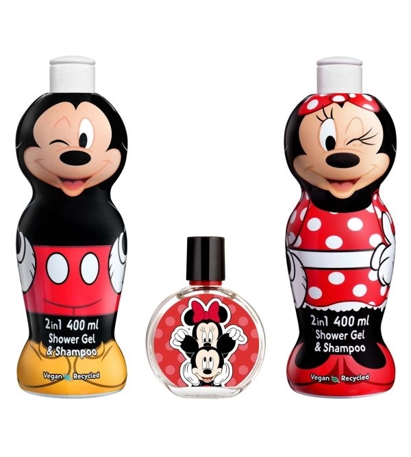 Set Mickey and Minnie 50ml + Gel & Shampoo 2x400ml Set Mickey and Minnie 50ml + Gel & Shampoo 2x400ml