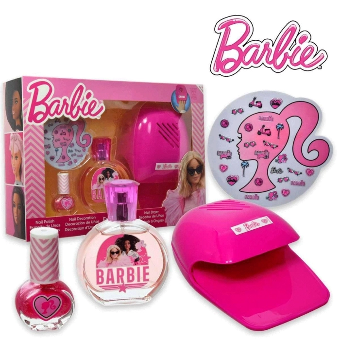 Set Barbie 50ml + Nail Polish + Stickers Nails + Nail Dryer