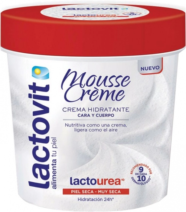 Mousse Crème Crema Hidratante Lactourea