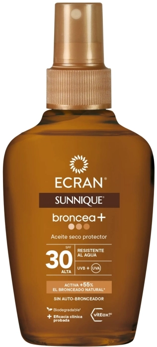 Sunnique Aceite Seco Protector Broncea+ SPF30 Sunnique Aceite Seco Protector Broncea+ SPF30