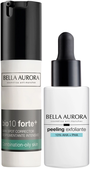 Set Bio10 Forte+ Serum Piel Mixta-grasa 30ml + Peeling Exfoliante 30ml