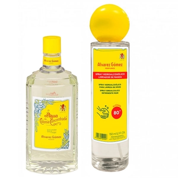 Set Agua de Colonia Concentrada 150ml + Spray Hidroalcoholico 150ml Set Agua de Colonia Concentrada 150ml + Spray Hidroalcoholico 150ml