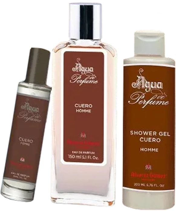 Set Cuero Homme 150ml + 30ml + Shower Gel 200ml