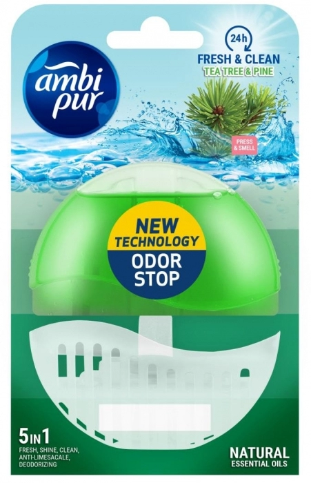 Ambipur WC Tea Tree & Pine Soporte + Recarga Ambipur WC Tea Tree & Pine Soporte + Recarga
