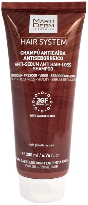 Martiderm Hair System Champú Anticaída Antiseborreico Martiderm Hair System Champú Anticaída Antiseborreico