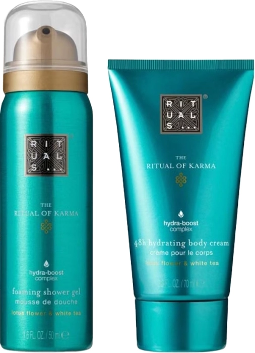 Set Ritual of Karma Foaming Shower Gel 50ml + Body Cream 70ml Set Ritual of Karma Foaming Shower Gel 50ml + Body Cream 70ml