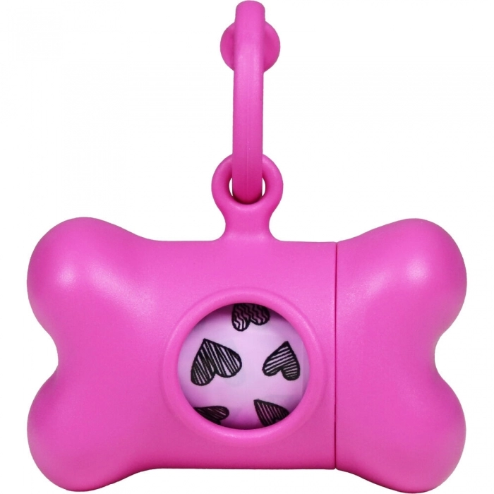 Dispensador de Bolsas para Mascotas United Pets Classic 2nd Life Rosa