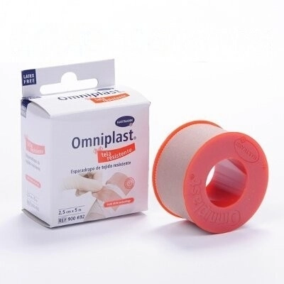 Esparadrapo omniplast tejido carne 5 m x 2,5 cm Esparadrapo omniplast tejido carne 5 m x 2,5 cm