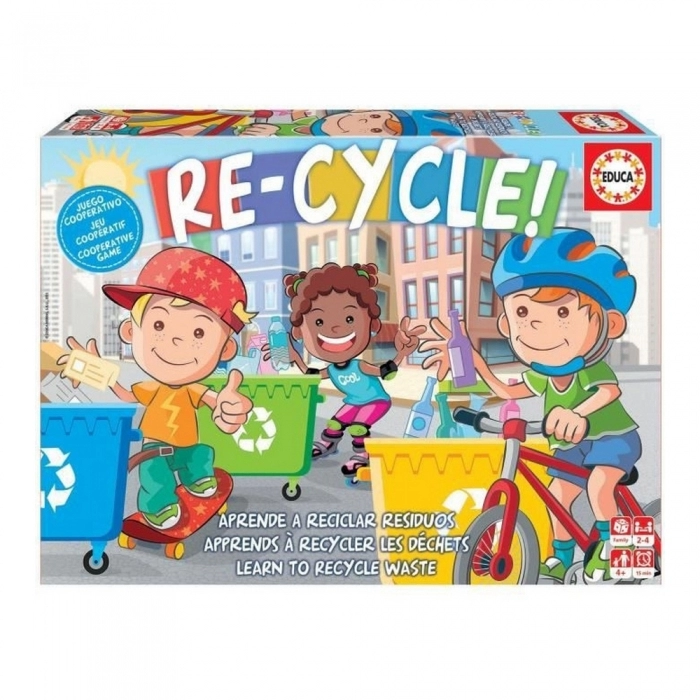 Juego Educativo Educa Re-cycle ES-EN-FR Juego Educativo Educa Re-cycle ES-EN-FR
