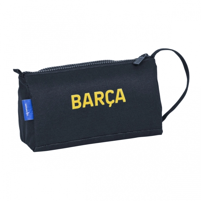 Estuche Escolar con Accesorios F.C. Barcelona Granate Azul marino (32 Piezas)