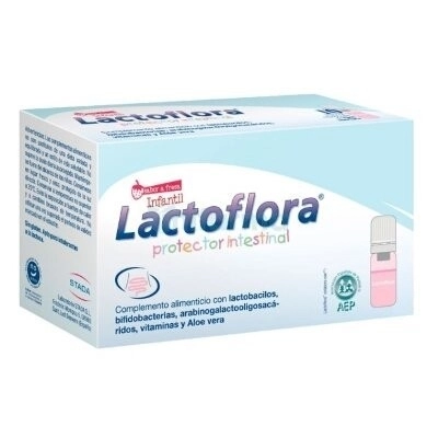 Lactoflora protector intestinal infantil 10 viales sabor fresa Lactoflora protector intestinal infantil 10 viales sabor fresa