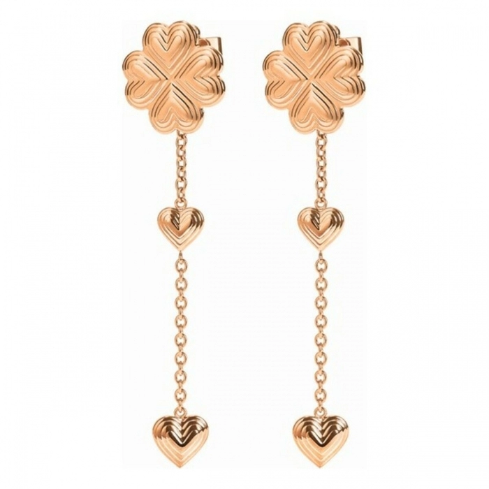 Pendientes Mujer Folli Follie 1E19T007R (8 cm)