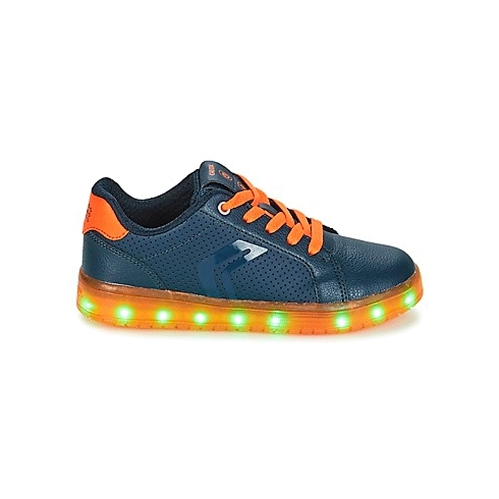 Zapatilla Kommodor Navy/Orange con Luces Zapatilla Kommodor Navy/Orange con Luces