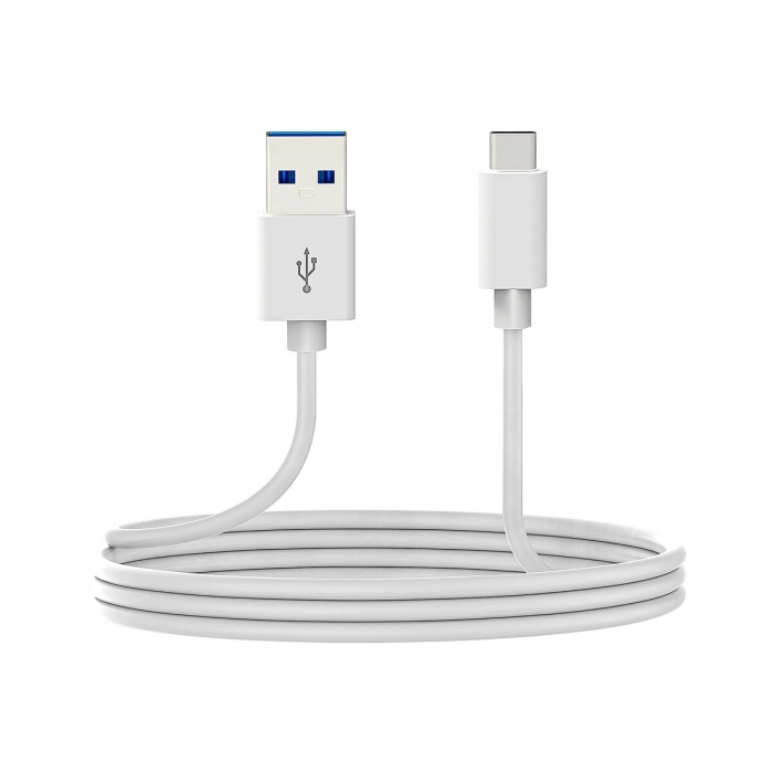 Cable USB A a USB C DCU 30402065 Blanco