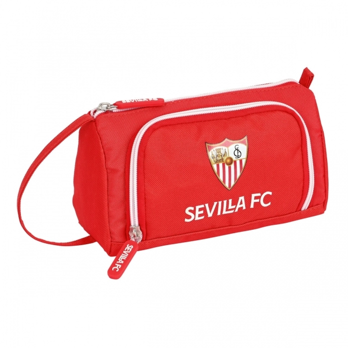 Estuche Escolar Sevilla Fútbol Club Rojo (20 x 11 x 8.5 cm)