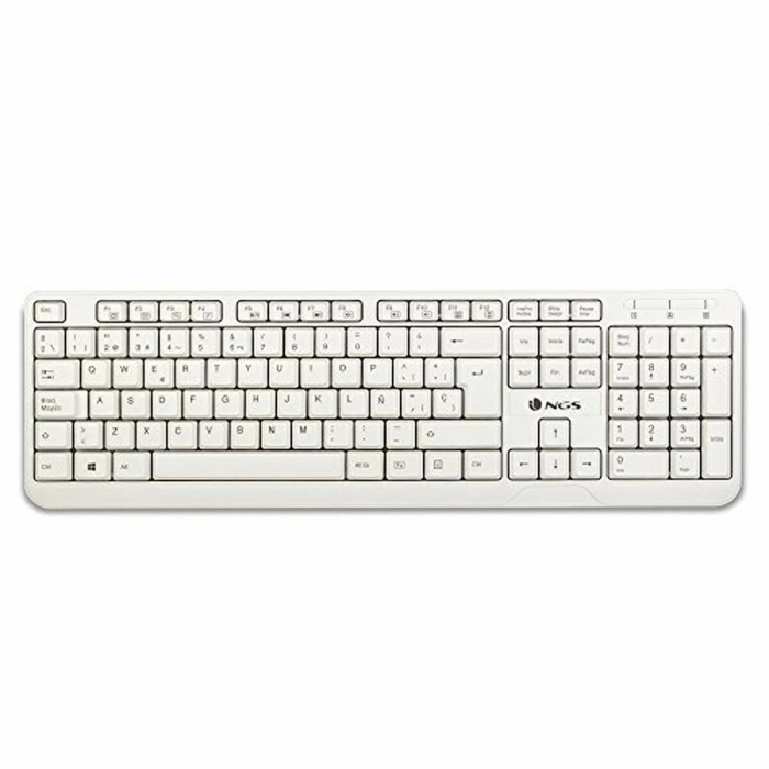 Teclado NGS NGS-KEYBOARD-0284 Blanco