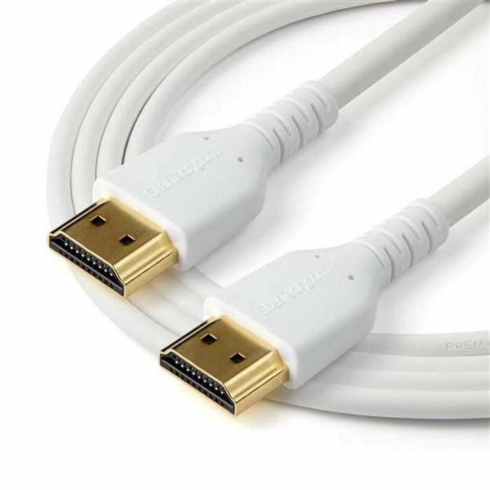 Cable HDMI Startech RHDMM1MPW            4K Ultra HD 1 m Blanco