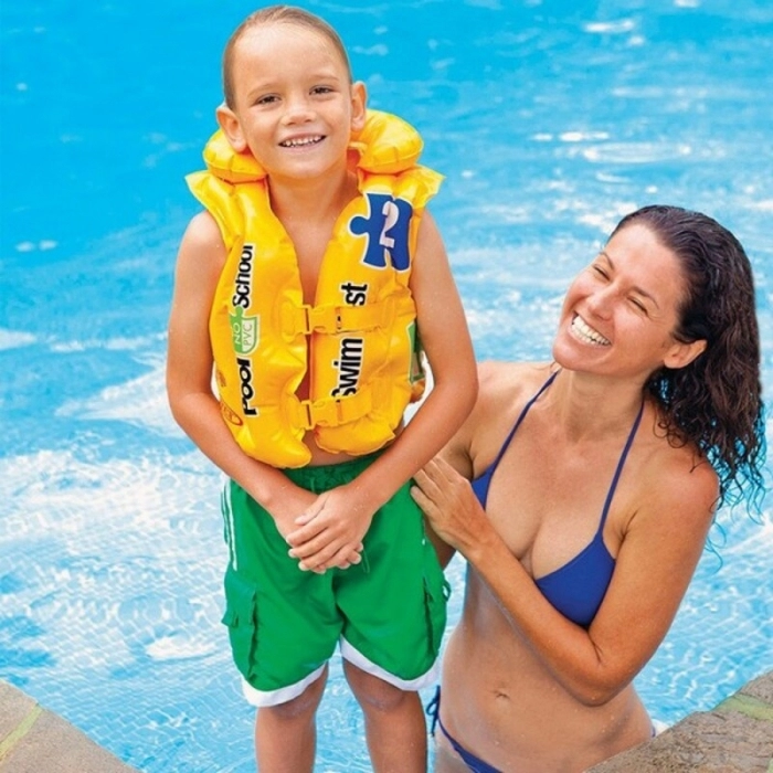 Chaleco Hinchable para Piscina Intex (50 x 47 cm)