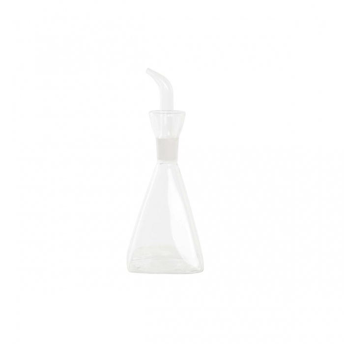 Aceitera DKD Home Decor Transparente Vidrio de Borosilicato (7 x 7 x 19,5 cm) (2