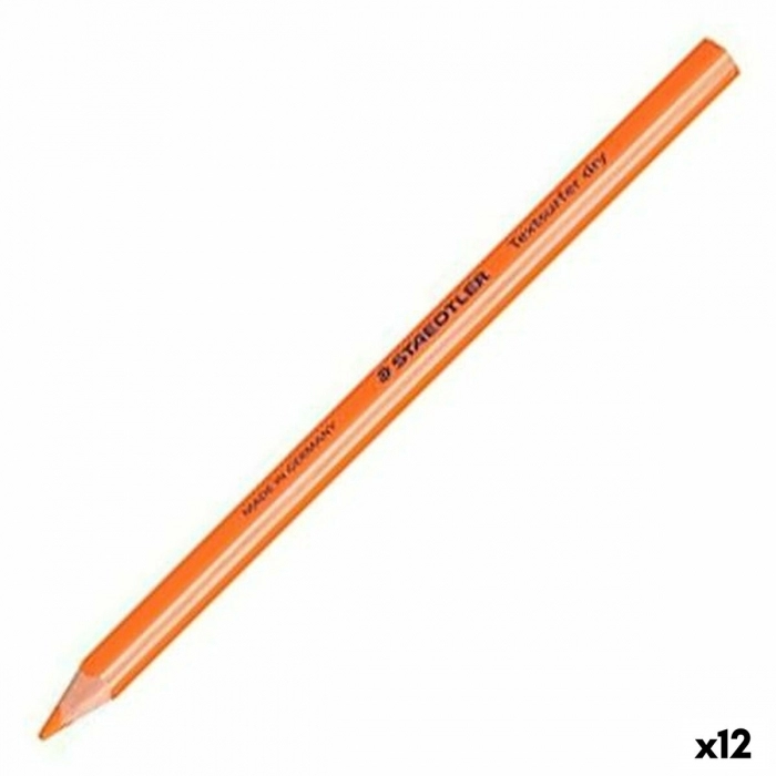Marcador Fluorescente Staedtler Lápiz Naranja (12 Unidades)