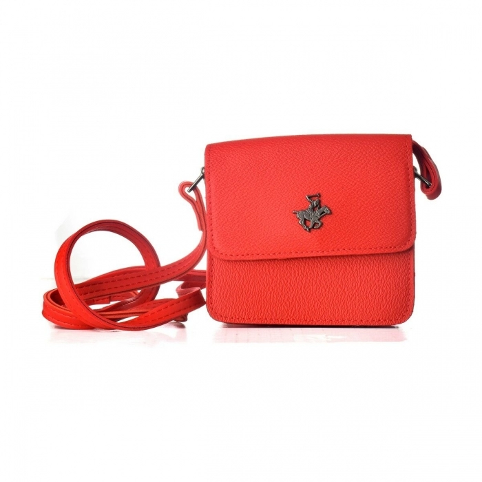 Red Perfume: Bolso Mujer Beverly Hills Polo Club 2026-RED Rojo (12 X 12 X 5  Cm)