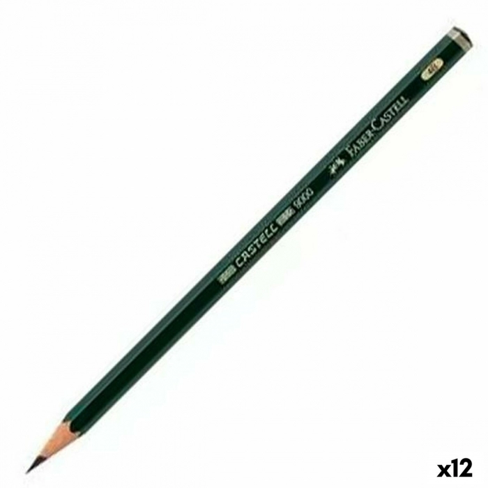 Lápiz Faber-Castell 9000 Ecológico 4B (12 Unidades) Lápiz Faber-Castell 9000 Ecológico 4B (12 Unidades)